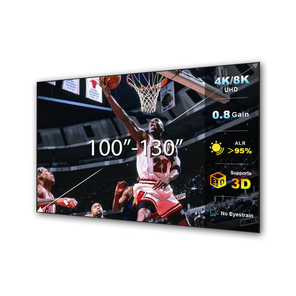 Formovie  Lenticular 4K ALR Projector Screen for Long/Standard Throw Projectors