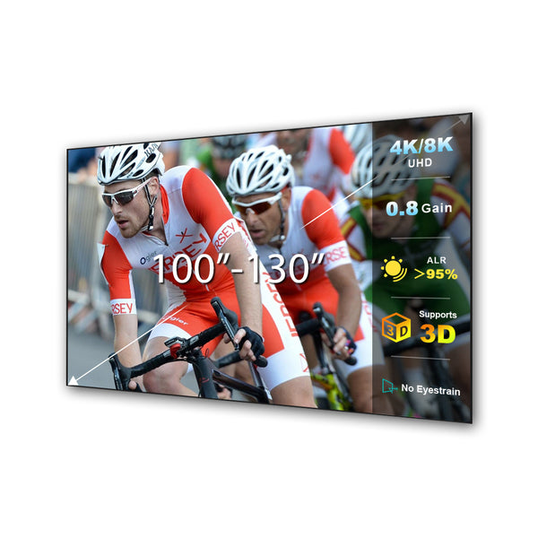 Formovie  Lenticular 4K ALR Projector Screen for Long/Standard Throw Projectors